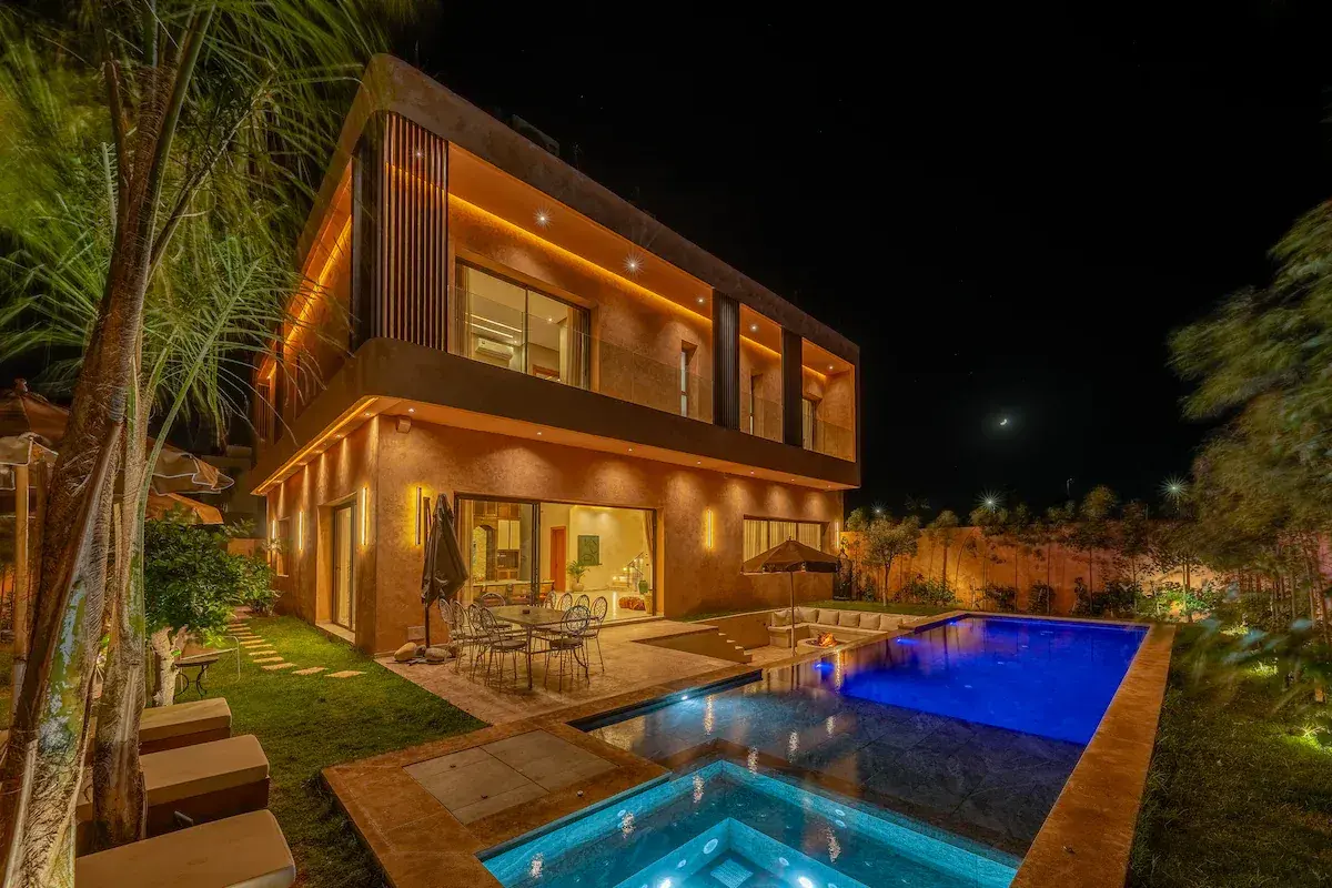 Villa Nabil by TCE – Cinéma, Piscine chauffée & Jacuzzi